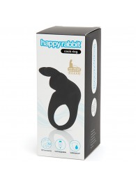 Черное эрекционное виброкольцо Happy Rabbit Rechargeable Rabbit Cock Ring - Happy Rabbit - в Балаково купить с доставкой