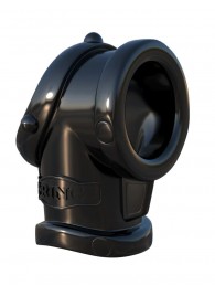 Черная насадка для пениса Cock Pipe with Ball-Stretcher - Pipedream - в Балаково купить с доставкой