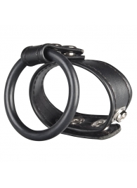Двойное кольцо выносливости на пенис DUAL STAMINA RING - BlueLine - в Балаково купить с доставкой