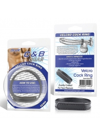 Кольцо на пенис из искусственной кожи на липучке VELCRO COCK RING - 5 см. - BlueLine - в Балаково купить с доставкой