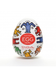Мастурбатор-яйцо Keith Haring EGG DANCE - Tenga - в Балаково купить с доставкой