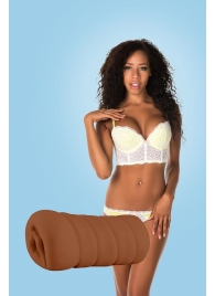 Коричневый мастурбатор-вагина BRIANNA - Dream Toys - в Балаково купить с доставкой