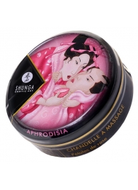 Массажная свеча Rose Petals с ароматом розы - 30 мл. - Shunga - купить с доставкой в Балаково