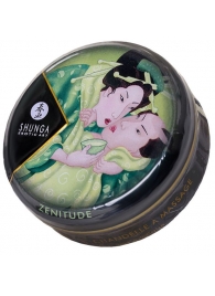 Массажная свеча Exotic Green Tea с ароматом зелёного чая - 30 мл. - Shunga - купить с доставкой в Балаково
