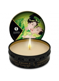 Массажная свеча Exotic Green Tea с ароматом зелёного чая - 30 мл. - Shunga - купить с доставкой в Балаково