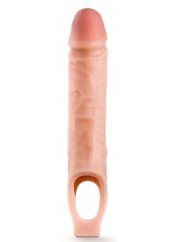 Телесная насадка на пенис 10 Inch Cock Sheath Extender - 25 см. - Blush Novelties - в Балаково купить с доставкой