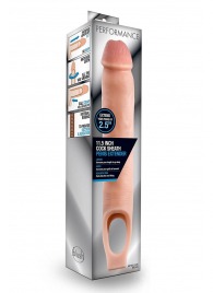 Телесная насадка на пенис 11.5 Inch Cock Sheath Penis Extender - 29,2 см. - Blush Novelties - в Балаково купить с доставкой