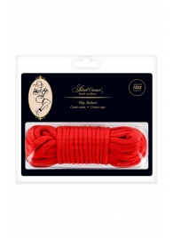 Красная веревка для фиксации - 10 м. - Sweet Caress - купить с доставкой в Балаково