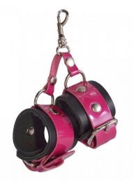 Розово-черный брелок  Наручники - Sitabella - купить с доставкой в Балаково