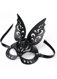 Черная ажурная маска  Зайка  с ушками - Crazy Handmade - купить с доставкой в Балаково