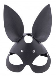 Черная гладкая маска  Зайка  с длинными ушками - Crazy Handmade - купить с доставкой в Балаково
