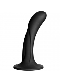 Черная изогнутая насадка Vac-U-Lock G-Spot - 16,5 см. - Doc Johnson - купить с доставкой в Балаково