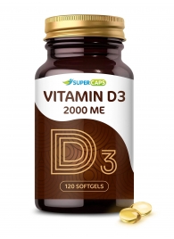 Пищевая добавка SuperCaps VITAMIN D3 2000 ME - 120 капсул - SuperCaps - купить с доставкой в Балаково