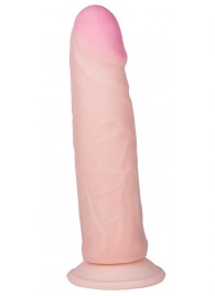 Реалистичный фаллоимитатор на подошве-присоске ART-Style №24 - 18,5 см. - Art-Style