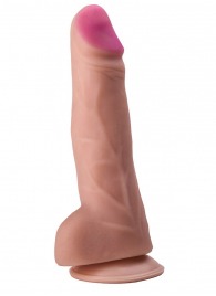 Телесный стимулятор-фаллос - 18 см. - LOVETOY (А-Полимер)