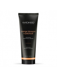 Массажный легкий крем WICKED Orange Blossom plus Patchouli - 120 мл. - Wicked - купить с доставкой в Балаково