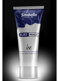 Силиконовая гель-смазка FLIRT MAGIC Ice с лёгким пролонгирующим эффектом - 75 мл. - Sitabella - купить с доставкой в Балаково