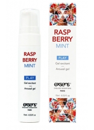 Возбуждающий гель Raspberry Mint с ароматом малины и мяты - 15 мл. - Exsens - купить с доставкой в Балаково