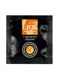 Саше массажного масла Eros exotic с ароматом персика - 4 гр. - Биоритм - купить с доставкой в Балаково