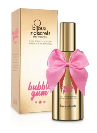 Гель с ароматом жвачки Bubblegum 2-in-1 Scented Silicone Massage And Intimate Gel - 100 мл. - Bijoux Indiscrets - купить с доставкой в Балаково