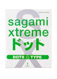 Презерватив Sagami Xtreme Type-E с точками - 1 шт. - Sagami - купить с доставкой в Балаково