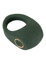 Зеленое эрекционное виброкольцо Luxurious Vibro Cock Ring - Orion - в Балаково купить с доставкой