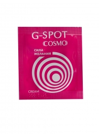 Стимулирующий интимный крем для женщин Cosmo G-spot - 2 гр. - Биоритм - купить с доставкой в Балаково