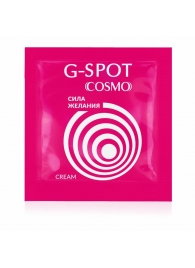 Стимулирующий интимный крем для женщин Cosmo G-spot - 2 гр. - Биоритм - купить с доставкой в Балаково