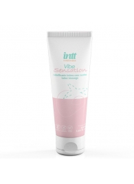 Лубрикант на водной основе Vibe Sensation с клубничным вкусом и легким вибрирующим эффектом - 50 гр. - INTT - купить с доставкой в Балаково