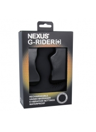 Черный вибромассажер простаты Nexus G-Rider+ - 12,6 см. - Nexus Range - в Балаково купить с доставкой