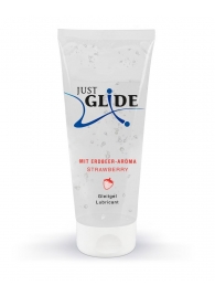 Лубрикант на водной основе Just Glide Strawberry с ароматом клубники - 200 мл. - Orion - купить с доставкой в Балаково