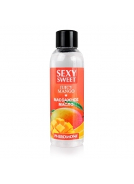 Массажное масло Sexy Sweet Juicy Mango с феромонами и ароматом манго - 75 мл. - Биоритм - купить с доставкой в Балаково