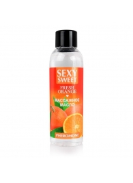 Массажное масло Sexy Sweet Fresh Orange с ароматом апельсина и феромонами - 75 мл. - Биоритм - купить с доставкой в Балаково