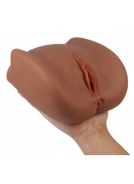 Мастурбатор Black Beauty - вагина и анус - S-HANDE - в Балаково купить с доставкой