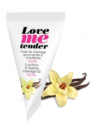 Съедобное согревающее массажное масло Love Me Tender Vanilla с ароматом ванили - 10 мл. - Love to Love - купить с доставкой в Балаково