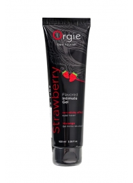 Интимный гель на водной основе Lube Tube Strawberry с клубничным вкусом - 100 мл. - ORGIE - купить с доставкой в Балаково