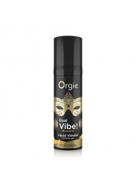 Съедобный гель Dual Vibe Pina Colada с эффектом вибрации и вкусом коктейля пина колада - 15 мл. - ORGIE - купить с доставкой в Балаково