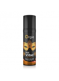 Съедобный гель Dual Vibe Sex On The Beach с эффектом вибрации и вкусом коктейля «секс на пляже» - 15 мл. - ORGIE - купить с доставкой в Балаково