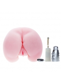 Вибрирующий мастурбатор-попка с ротацией и пультом управления - Baile - в Балаково купить с доставкой