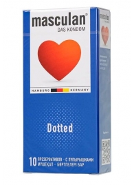 Презервативы с пупырышками Masculan Dotted - 10 шт. - Masculan - купить с доставкой в Балаково