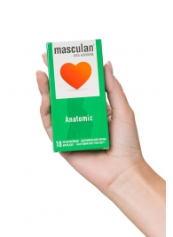 Презервативы анатомической формы Masculan Anatomic - 10 шт. - Masculan - купить с доставкой в Балаково