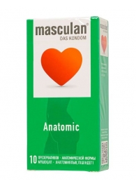 Презервативы анатомической формы Masculan Anatomic - 10 шт. - Masculan - купить с доставкой в Балаково