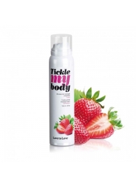 Массажная хрустящая пенка Tickle My Body Strawberry с ароматом клубники - 150 мл. - Love to Love - купить с доставкой в Балаково