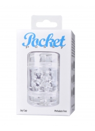 Прозрачный двусторонний мастурбатор Joy Cup - анус и рот - Erokay - в Балаково купить с доставкой