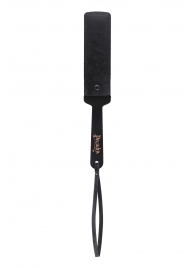 Черный кожаный пэддл - 37 см. - Pecado - купить с доставкой в Балаково