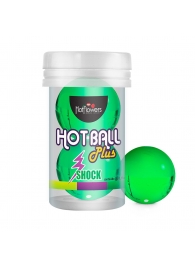 Лубрикант на силиконовой основе Hot Ball Plus с покалывающим эффектом (2 шарика по 3 гр.) - HotFlowers - купить с доставкой в Балаково