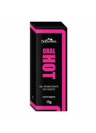 Гель для оральных ласк Oral Hot с согревающим эффектом - 15 гр. - HotFlowers - купить с доставкой в Балаково