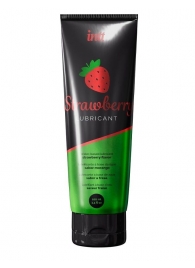 Смазка на водной основе с ароматом клубники Strawberry Lubricant - 100 мл. - INTT - купить с доставкой в Балаково