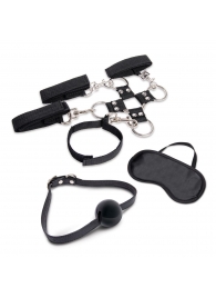 Набор для фиксации из 7 предметов Hogtie   Ball Gag Kit - Lux Fetish - купить с доставкой в Балаково