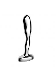 Стальной стимулятор простаты Stainless Steel Prostate Plug - 11,5 см. - b-Vibe - в Балаково купить с доставкой